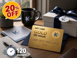 Gift Card Gold - 120 Min. (€.229-20% )